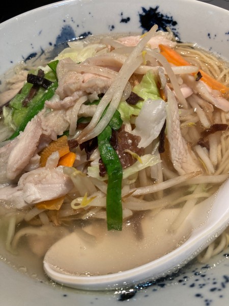 「鶏塩タンメン」@自家製麺 鶏そば 三歩一の写真