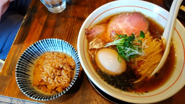 「味玉醤油1000円炊き込みご飯50円」@麺処 源玄の写真