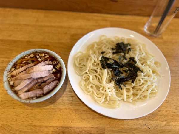 「チャーシューつけそば  並盛1200円」@中華つけ蕎麦 でき心の写真