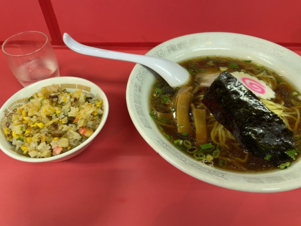 「ラーメンセット」@中華料理 栄楽の写真