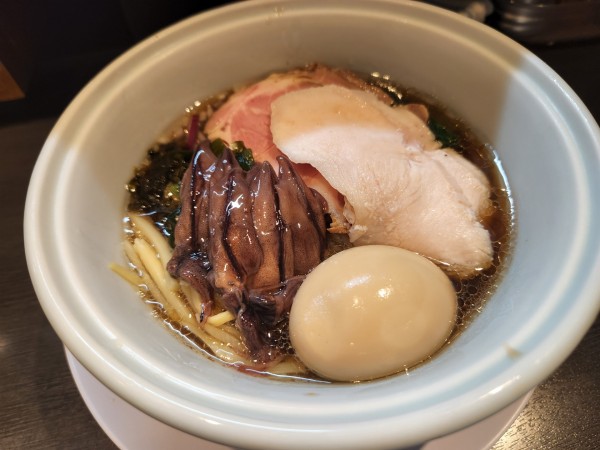 「イカ煮干し冷やしらーめん」@らーめん 三極志の写真