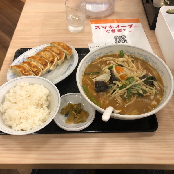 「味噌ラーメン」@ぎょうざの満洲 小江戸館の写真