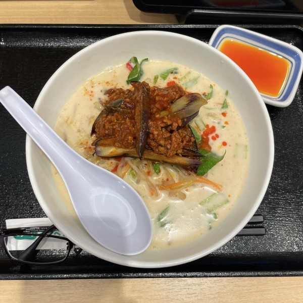 「冷やしちゃんぽん麻婆茄子」@長崎ちゃんぽん リンガーハット JRお茶の水店の写真