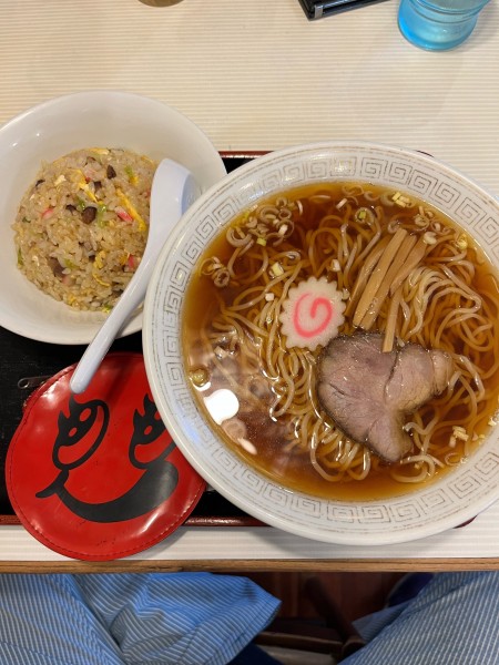 「中華そば➕ミニチャーハン」@中華 軽食 千歳の写真