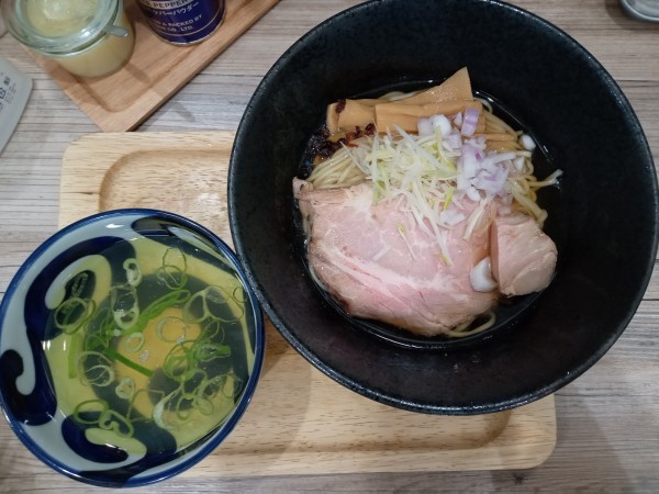 「【限定】鰹昆布水の塩つけ麺」@徳島NOODLE ぱどるの写真