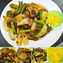 カレー回鍋肉(ランチ)定食　990円