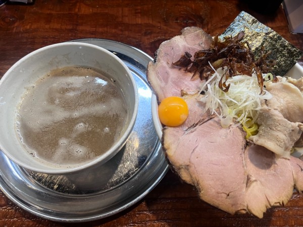 「限定5   甘エビSPつけ麺」@元祖一条流がんこラーメン たま館分店の写真