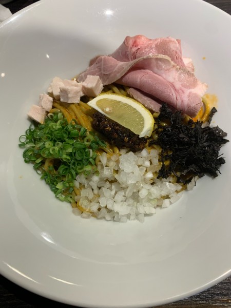 「濃厚海老まぜそば」@中華そば 十目一八食堂の写真