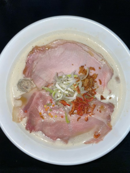 「地鶏白湯えびしおラーメン」@地鶏白湯専門店 めん鶏の写真