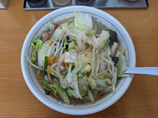 「ダブル野菜タンメン：680円」@福しん 上野駅前店の写真