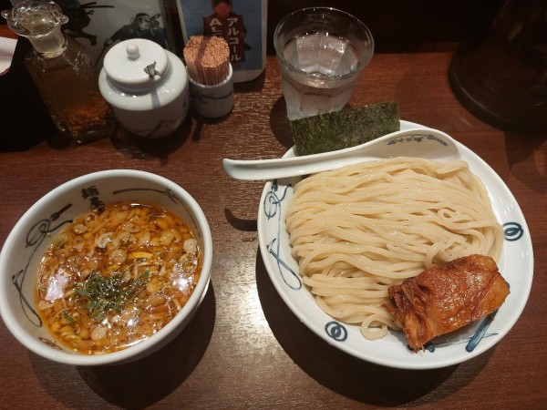 「ニンニクつけ麺2倍盛  1040円」@創始麺屋武蔵の写真
