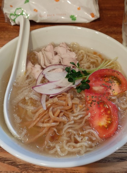 「塩冷製麺」@ラーメン食堂 粋な一生の写真