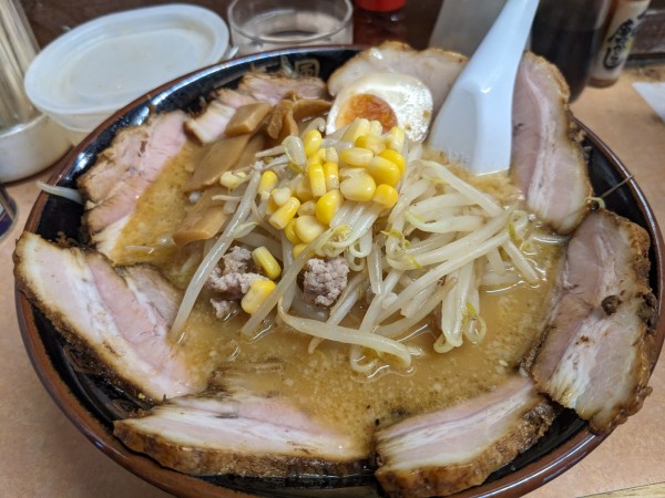 「味噌チャーシュー麺」@雨風本舗の写真