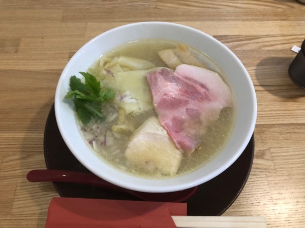 「白だし しなそば 850円」@手打ち正麺 Hachimitsuの写真