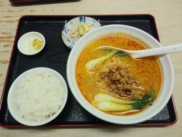 「担々麺セット　980円」@台湾料理 食の味の写真