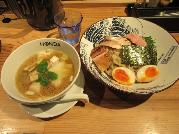 「つけめん塩特上（１８００円）」@本田麺業 神田西口駅前店の写真