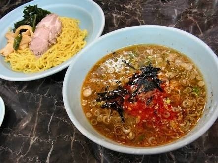 「からしつけ麺　醤油」@ラーメン屋 麺一 溝の口店の写真