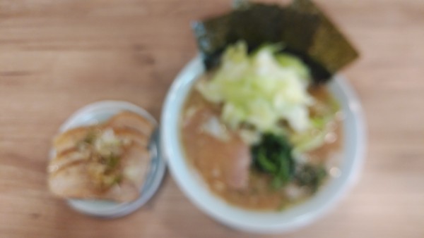 「小ラーメン　キャベツ　炙りバラ」@元喜家 さくら店の写真