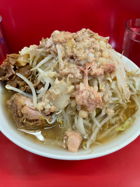 「小豚 ヤサイアブラカラメ」@ラーメン二郎 三田本店の写真