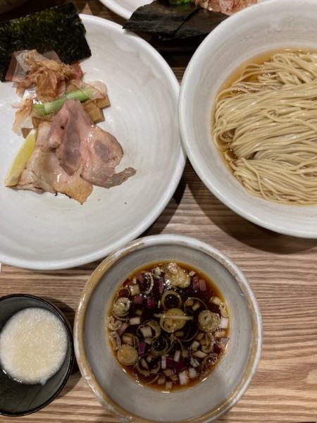 「醤油つけめん」@Homemade Ramen 麦苗 COREDO室町店の写真