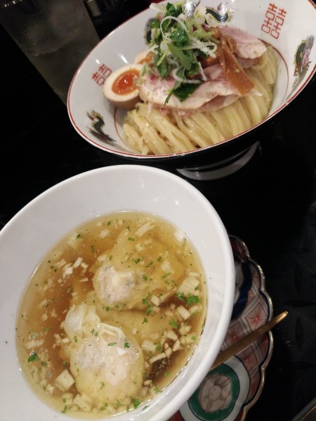 「特選塩つけ麺」@トーキョーニューミクスチャーヌードル 八咫烏 CHIKARABOの写真