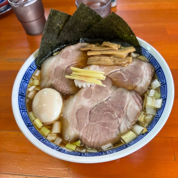 「特製中華そば　中盛　¥1,180」@中華そば 亀喜屋の写真