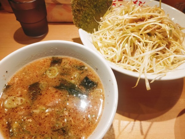 「ネギチャーシューつけ麺」@○新 ネギラーメン 新橋店の写真