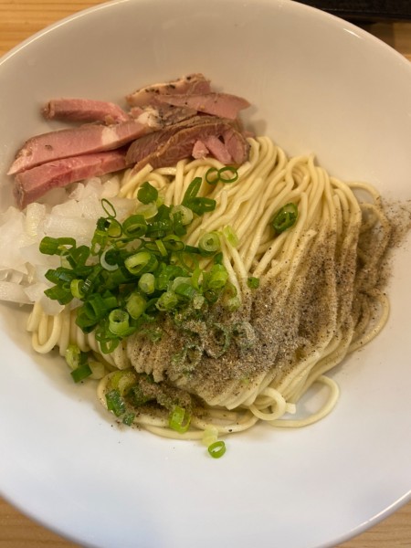 「比内地鶏の鶏油和え玉 300」@中華蕎麦 ジンベエの写真