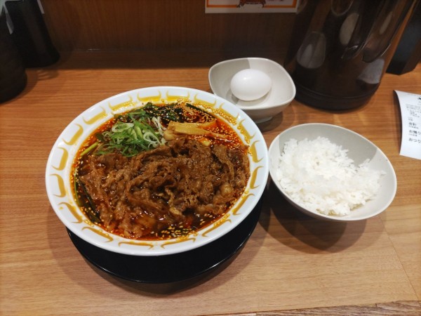 「スタミナ牛肉ラーメン(肉増し)」@大阪スタミナ牛肉ラーメン わだ 西池袋店の写真