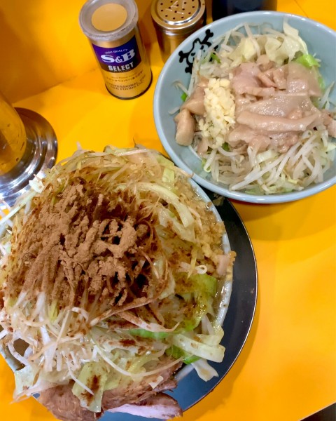 「プチ二郎 HOTシークァーサー しょうが ねぎ おさかな天国」@ラーメン二郎 八王子野猿街道店2の写真