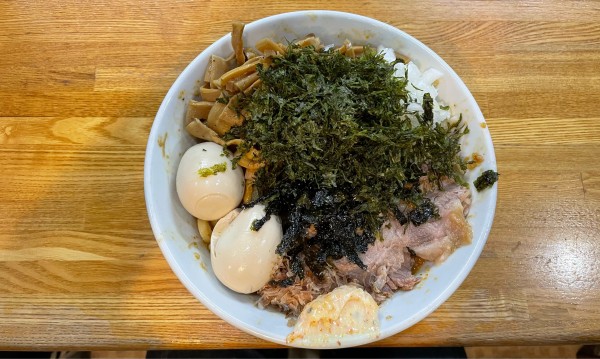 「特製あぶらそば」@中華そば136の写真