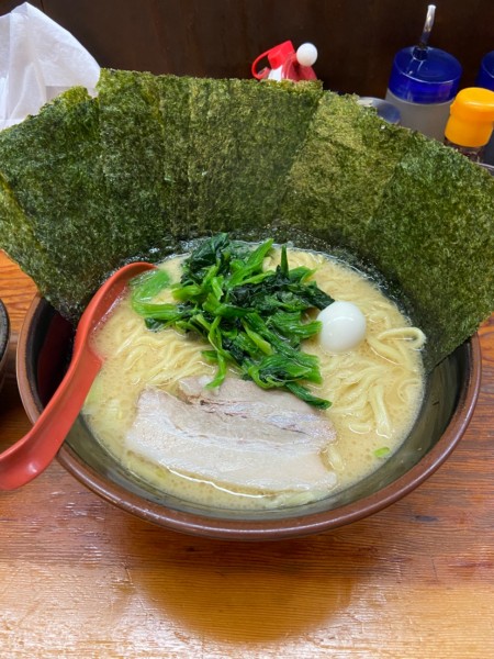 「ラーメン大盛り、海苔、ライス」@濃厚とんこつラーメン 川口家の写真