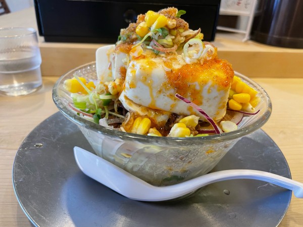 「冷奴中華そば」@中華そば すばる食堂の写真