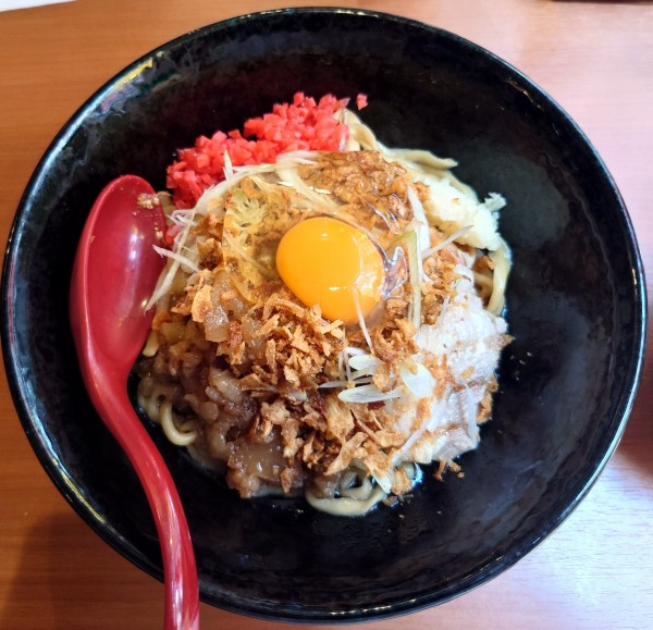 「カレーまぜそば半（850円）」@大宮まぜそば 誠治の写真