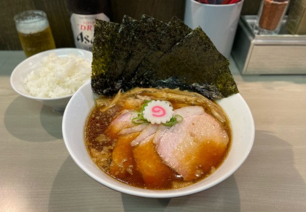 「肉増しそば¥1150、海苔¥100、白めし¥150」@横浜中華そば 維新商店の写真