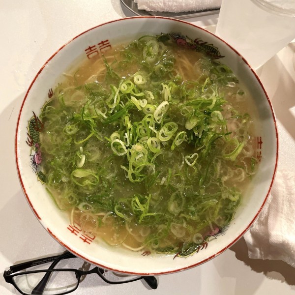 「ネギラーメン」@中洲屋台 長浜ラーメン 初代 健太の写真