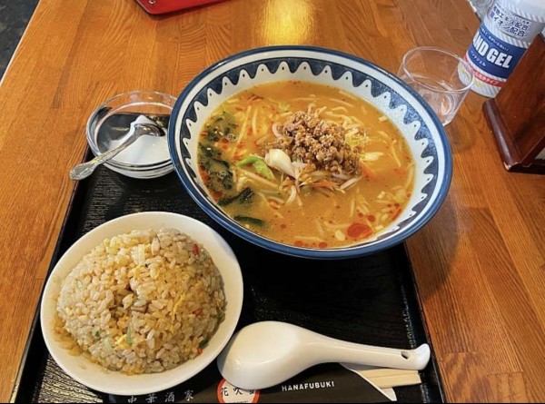 「坦々麺チャーハン」@中華酒家花吹雪の写真