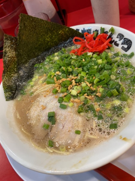 「とんこつらーめん　青ネギ」@がっとん 日吉店の写真