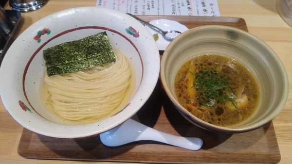 「【限定麺】ちょい濃厚な昆布水つけ麺¥900-」@麺屋 いおりの写真
