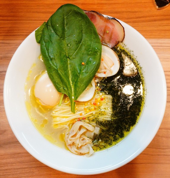 「しそ塩そば味玉のせ」@拉麺 はま家の写真