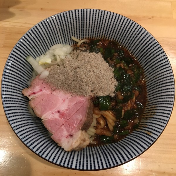 「まぜニボジャンキー」@ふく流らーめん轍 総本家 寺田町店の写真