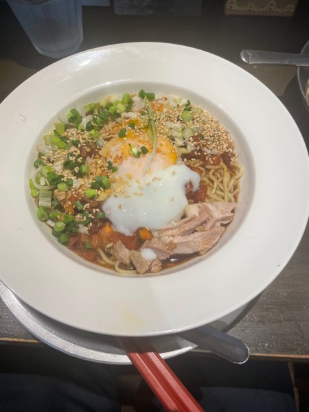 「ニボシあえ麺」@MENYA☆☆フタツボシの写真