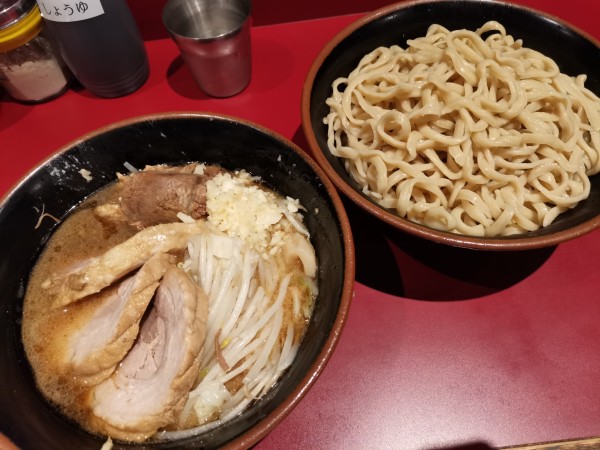 「つけ麺豚4枚」@ラーメン二郎 荻窪店の写真