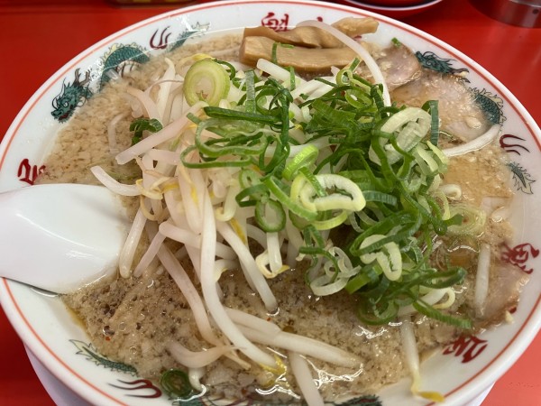 「特製醤油ラーメン＋もやしトッピング」@ラーメン魁力屋 鶴川店の写真