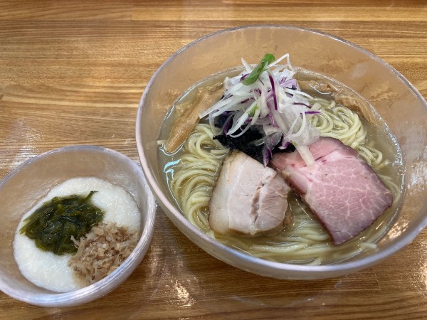 「冷製ぶっかけ純煮干し」@麺彩 こはねの写真