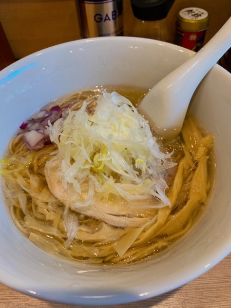 「ポルチーニ茸香る塩ラーメン」@らぁ麺 凱哉の写真