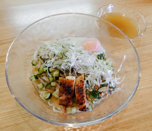 「煮干納豆和えつけそば【期間·数量限定】」@麺 㐂色の写真