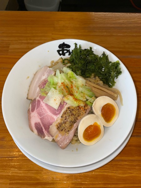 「マステャードとクミンのつめてゃーのスペシャル¥1,420円(限定」@ニボチャチャ！！ラーメン あらき軒の写真