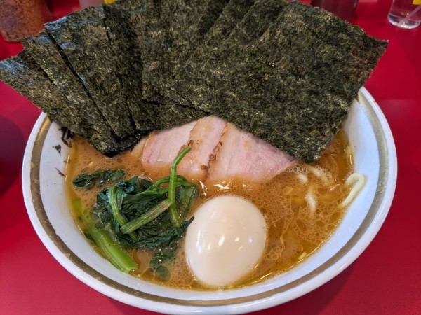 「得増しラーメン(並)」@ラーメン濱野家の写真