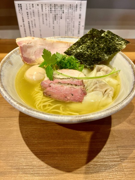 「特上塩らぁめん」@Japanese Ramen 五感の写真
